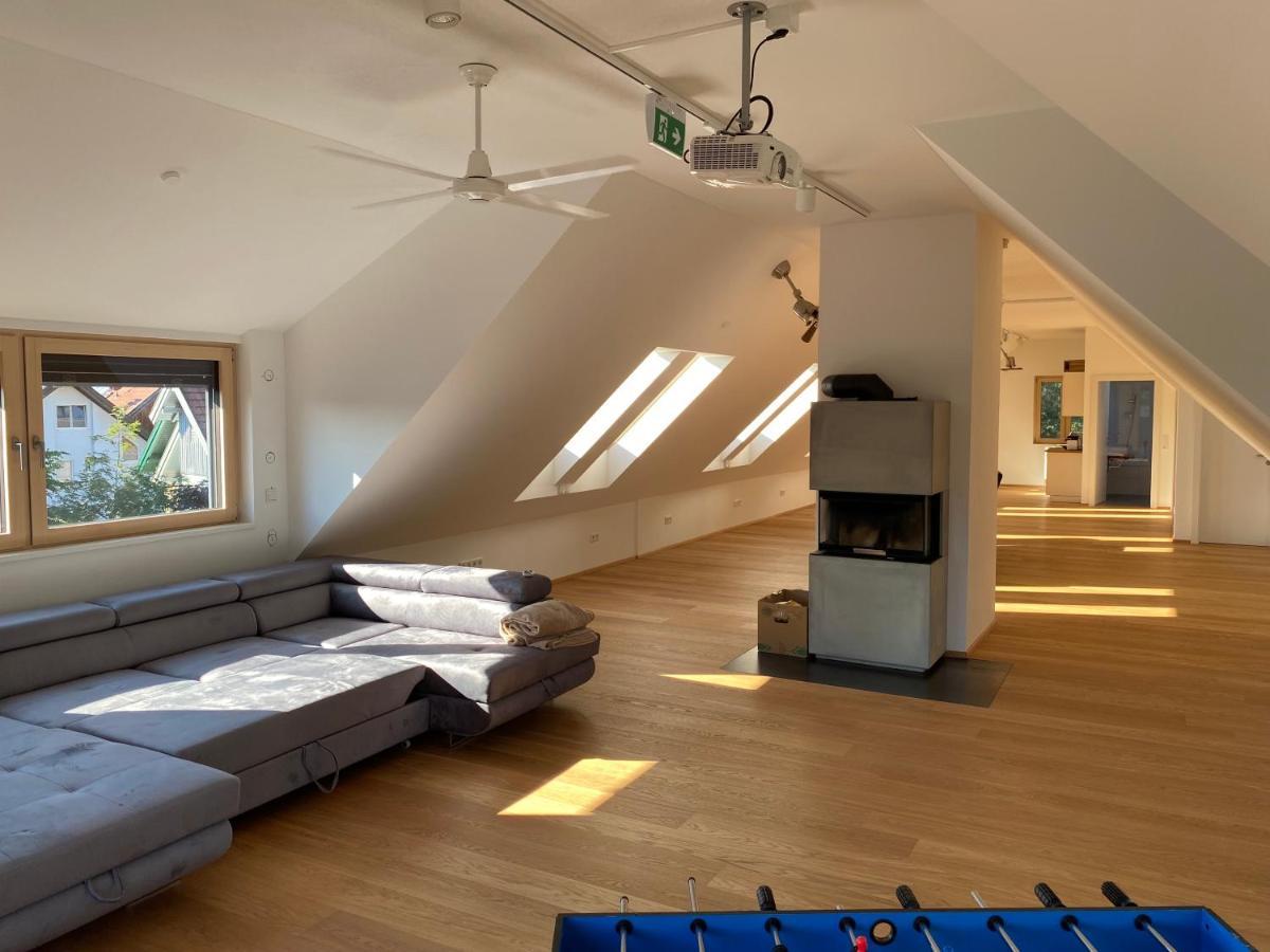 Salzburg-Loft Im Stadtteil Leopoldskron-Moos 120Qm Mit Balkon & Untersbergblick Экстерьер фото